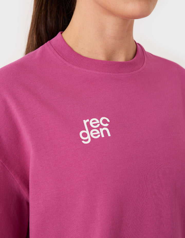 Float Loop Tee Magenta