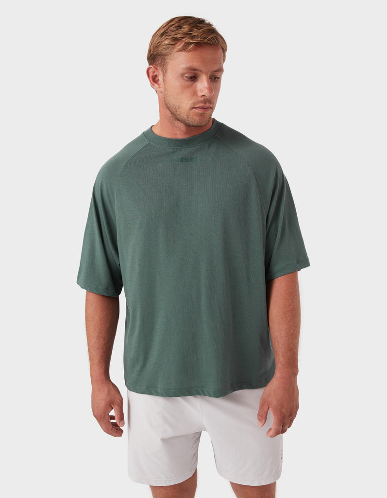 Oxy Chunk Tee Dk Jade